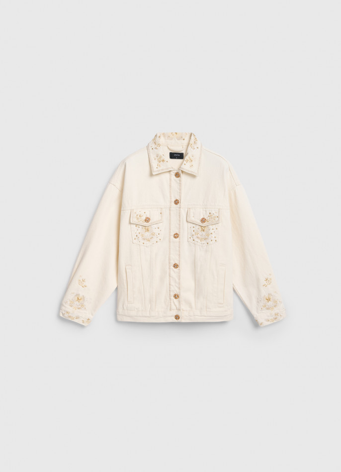 Куртка джинсовая с вышивкой