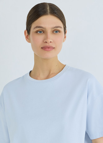 Футболка оверсайз из плотного хлопка