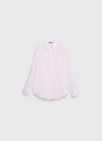 Полупрозрачная блузка с длинным рукавом