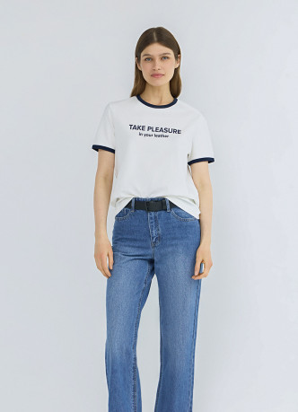 Укороченные джинсы Straight