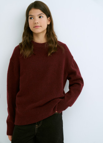 Вязаный джемпер для девочек