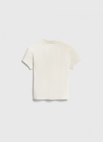 Поло в рубчик для девочек