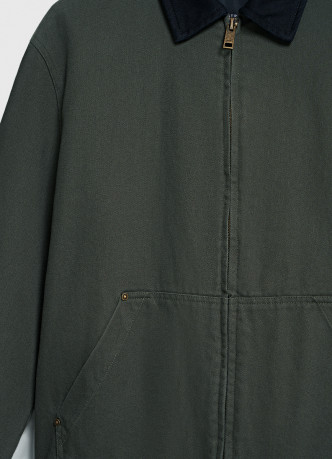 Утеплённая куртка из канваса