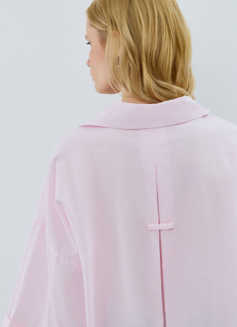 Рубашка в полоску с рукавом 3/4