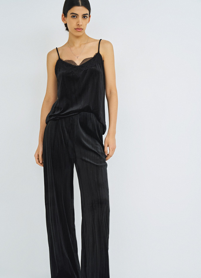 Бархатные брюки