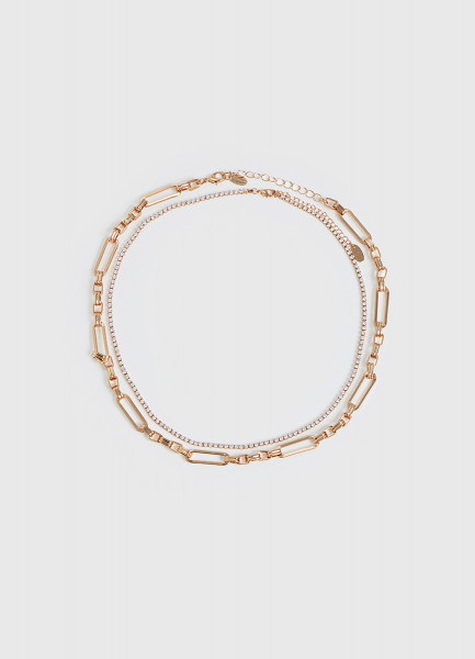 

Колье, 2 шт., Золотой