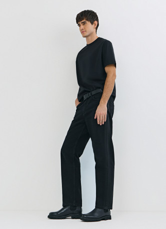 Футболка из мерсеризованного хлопка с принтом