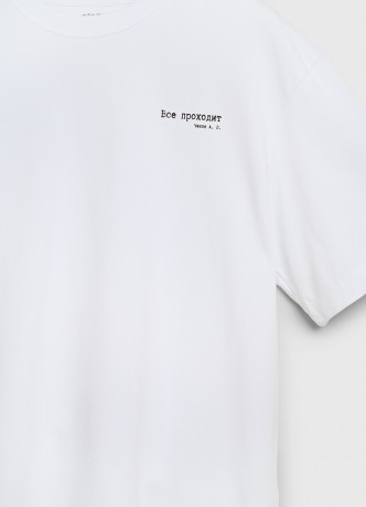 Футболка с текстовым принтом