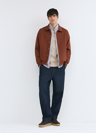 Куртка с воротником поло