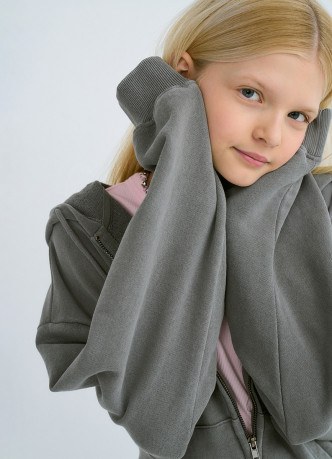 Толстовка на молнии для девочек