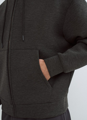 Толстовка на молнии с капюшоном