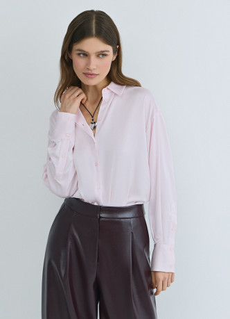 Блузка из сатина