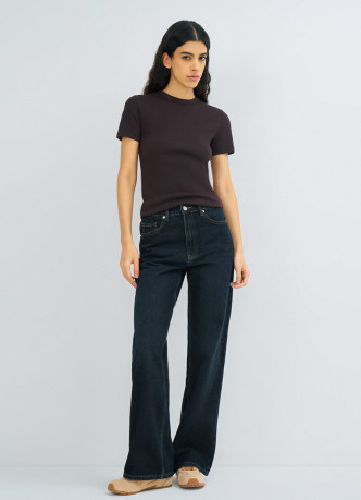 Футболка в рубчик