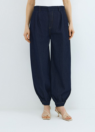 Джинсы алладины на высокой посадке