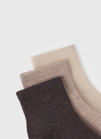 Носки в рубчик, 3 пары