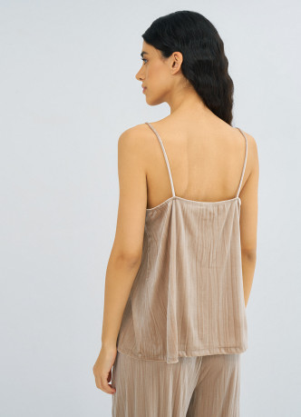 Бархатный топ с кружевом