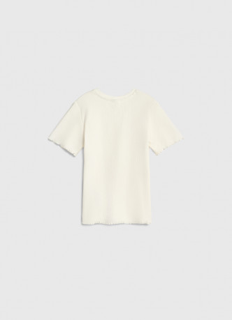 Футболка в рубчик для девочек