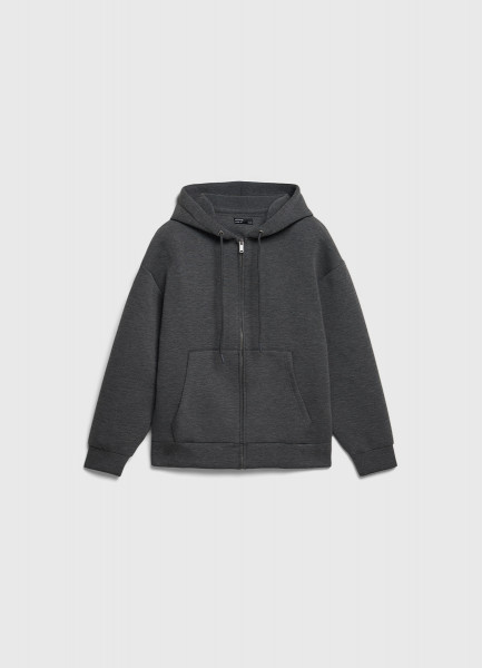 Толстовка на молнии с капюшоном Серый 4599₽