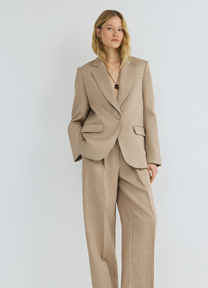 Однобортный жакет