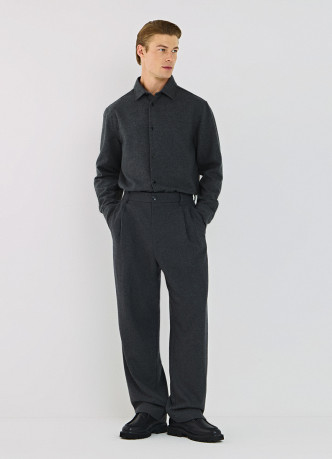 Рубашка из смесовой шерсти