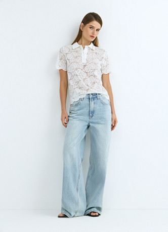 Поло из кружева