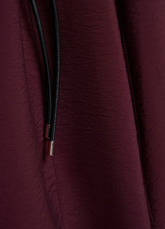 Платье миди с ремнем