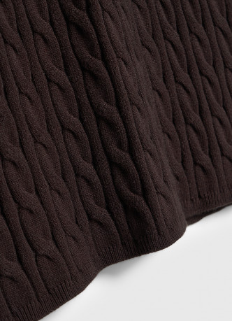 Прямая трикотажная юбка