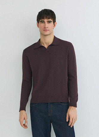 Поло с длинным рукавом