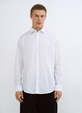 Рубашка Slim из поплина