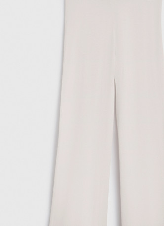 Широкие вязаные брюки