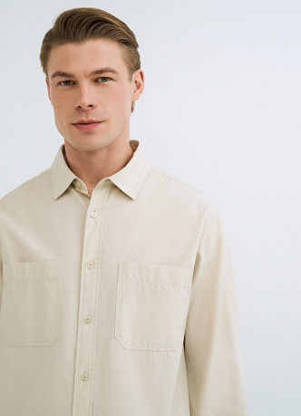 Рубашка из хлопка и лиоцелла