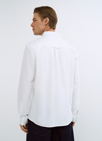 Рубашка из ткани оксфорд