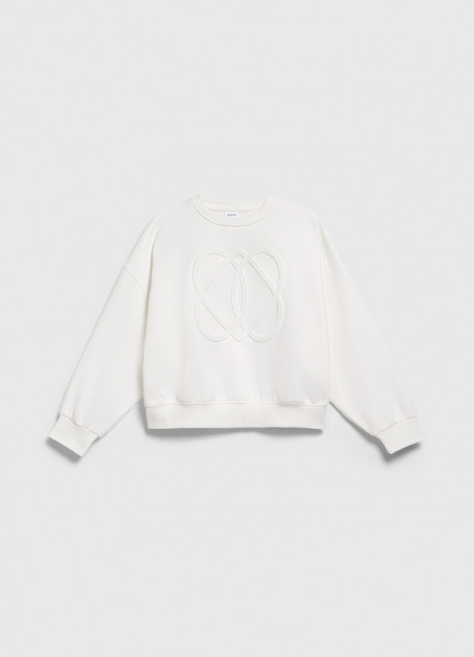 Свитшот с объёмным принтом для девочек