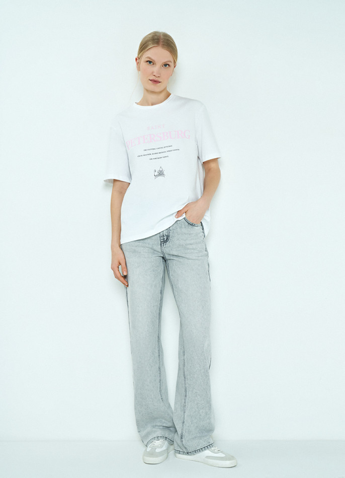 Футболка с принтом «Санкт-Петербург»