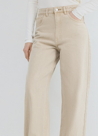 Джинсы Barrel с высокой посадкой