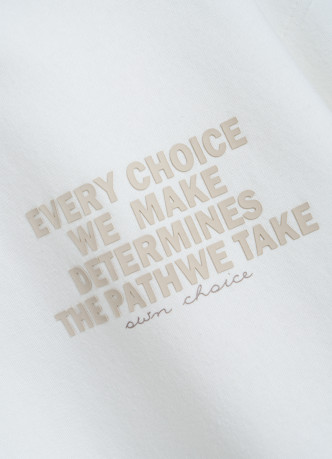 Базовый свитшот с принтом