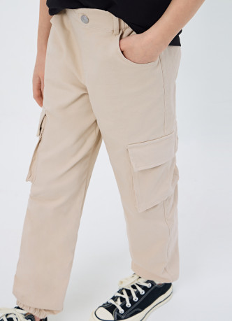 Брюки с карго-карманами для девочек