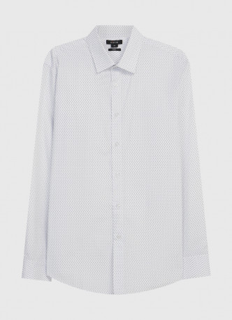 Рубашка Slim Fit из поплина