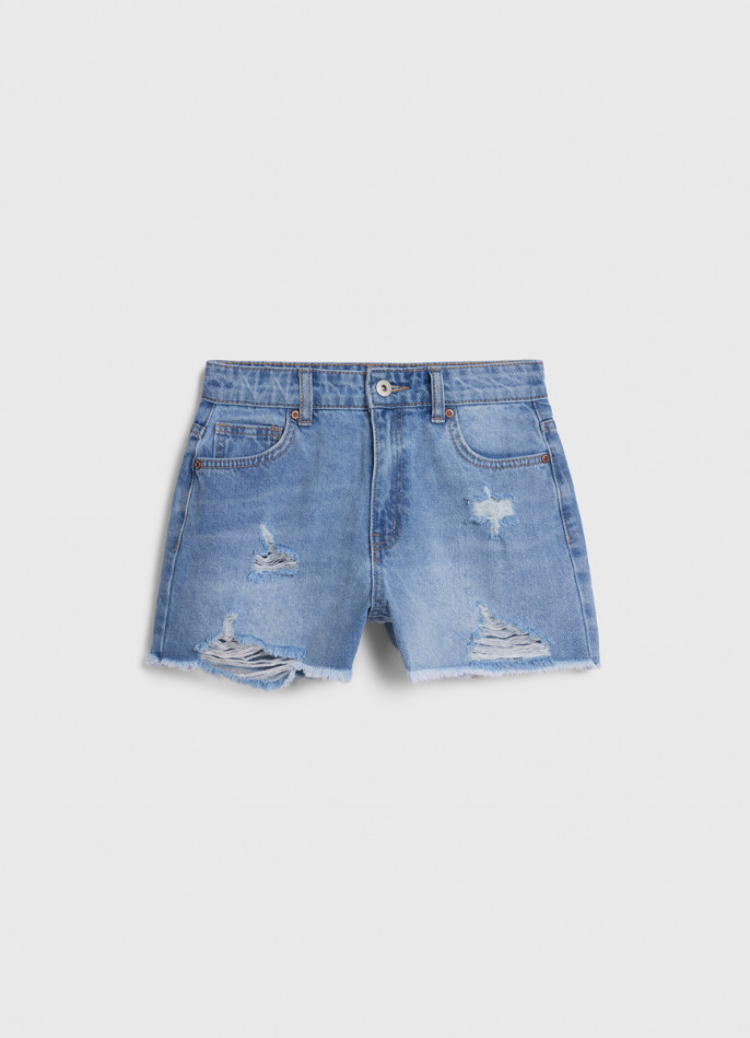 Джинсовые шорты для девочек