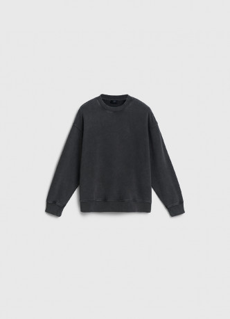 Свитшот с эффектом стирки