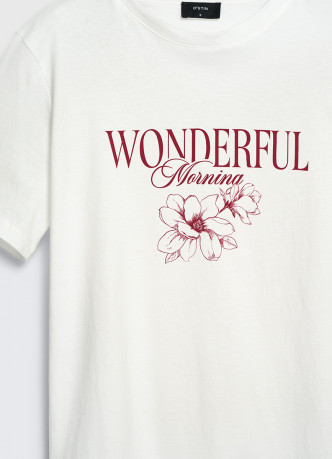 Футболка с принтом