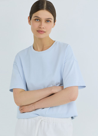 Футболка оверсайз из плотного хлопка