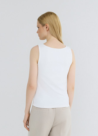 Топ с широкими бретелями