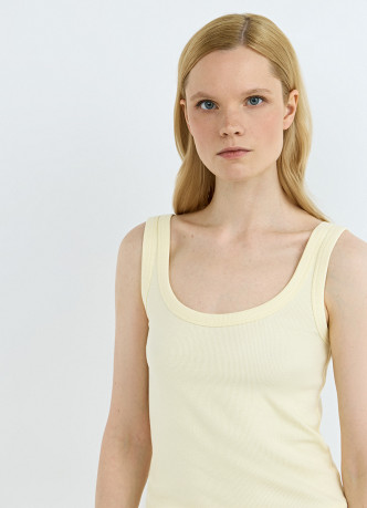 Базовая майка в рубчик