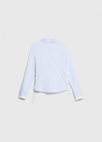 Рубашка с утяжкой по бокам для девочек