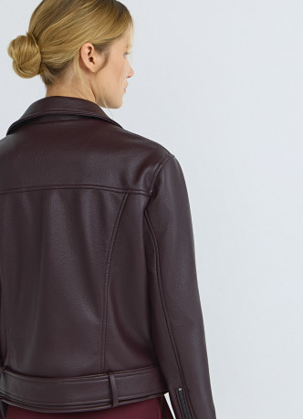 Куртка из искусственной кожи