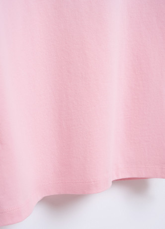 Хлопковая футболка свободного кроя