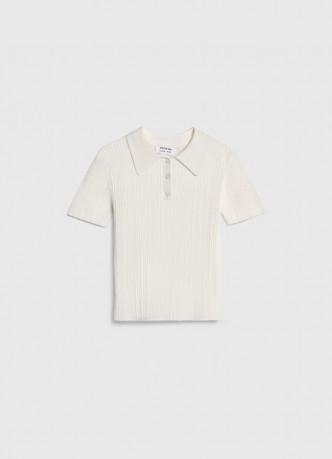 Вязаный джемпер с коротким рукавом для девочек