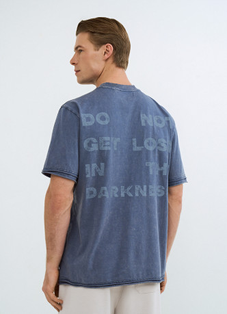 Футболка с текстовым принтом