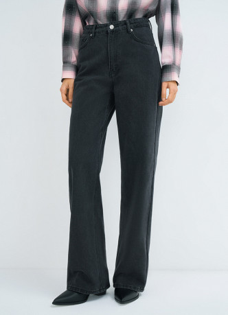 Широкие джинсы Wide leg с высокой посадкой